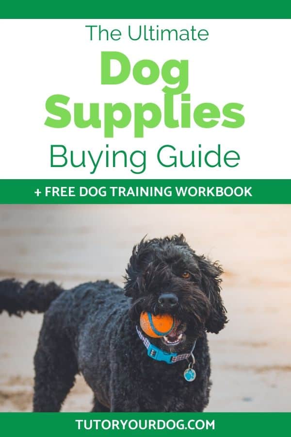 Do you know what dog supplies your dog needs?  This dog supplies buying guide helps take the guess work out of buying the essential dog supplies.  Click through to make sure that your dog has all of the dog supplies that he needs.  
